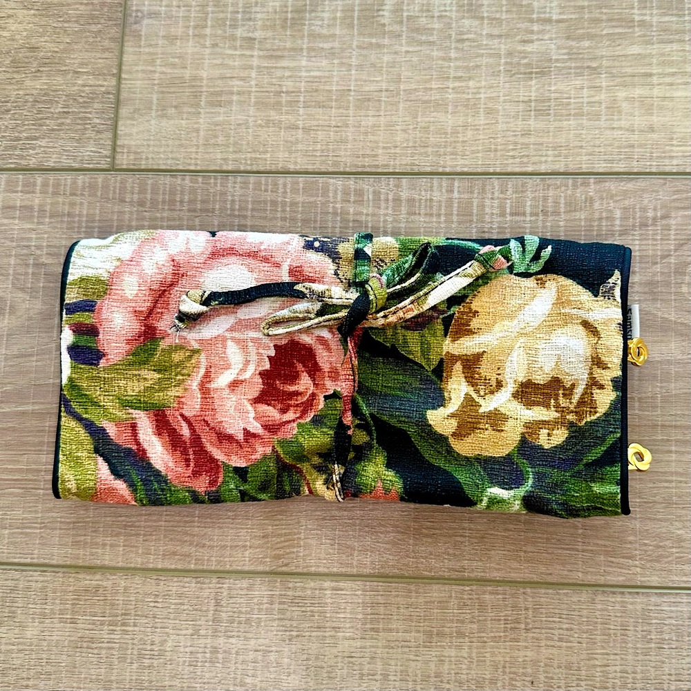 Vintage Samsonite Floral Cosmetic Traveling Bag